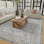 Tapis oriental bleu en polypropylène tissé à la machine Aldolivio-1085708856