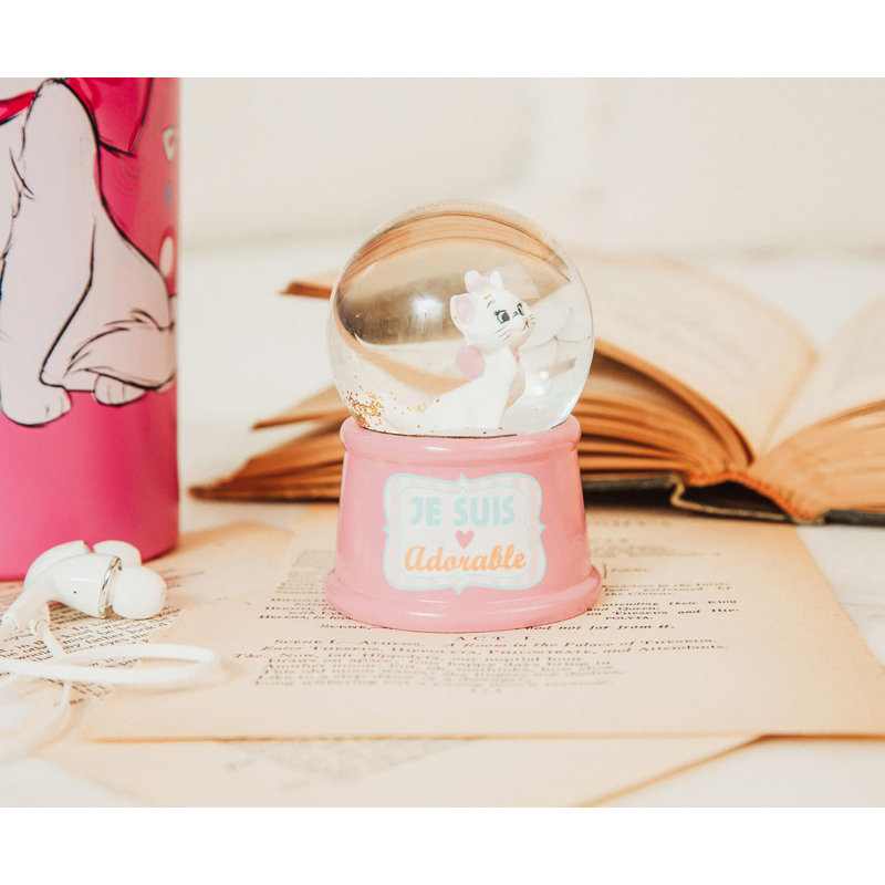 Mini boule à neige lumineuse «Je Suis Adorable» par Disney Aristochats par Sandhurst
