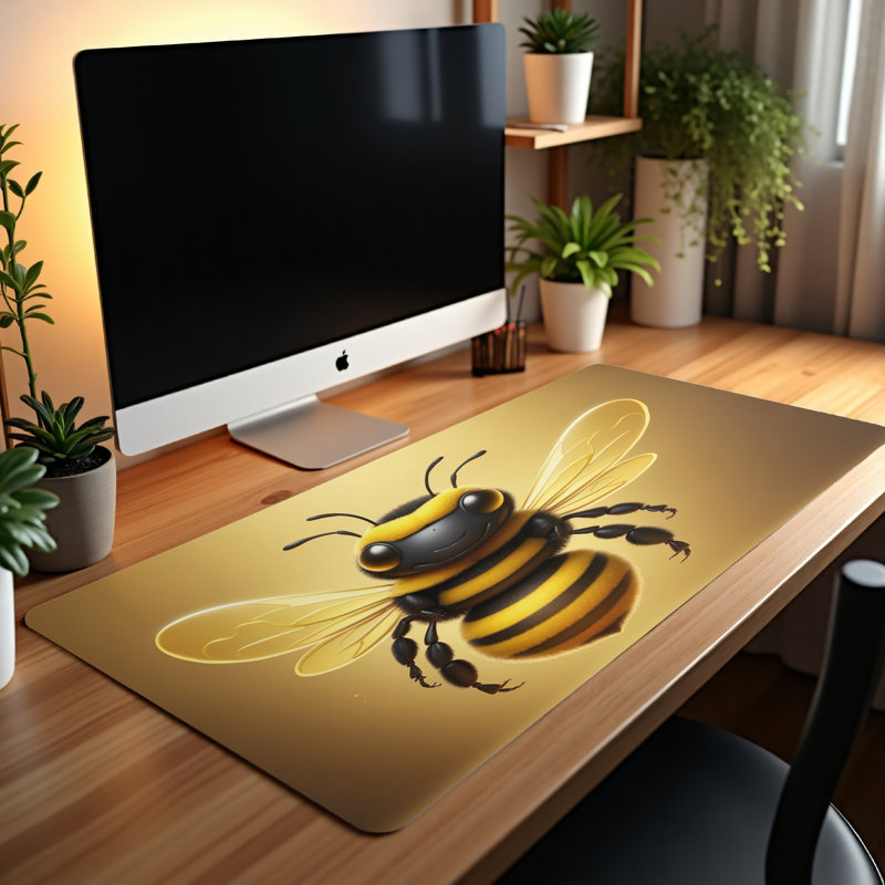 Polyester Desk Pad, 14.4x12.1