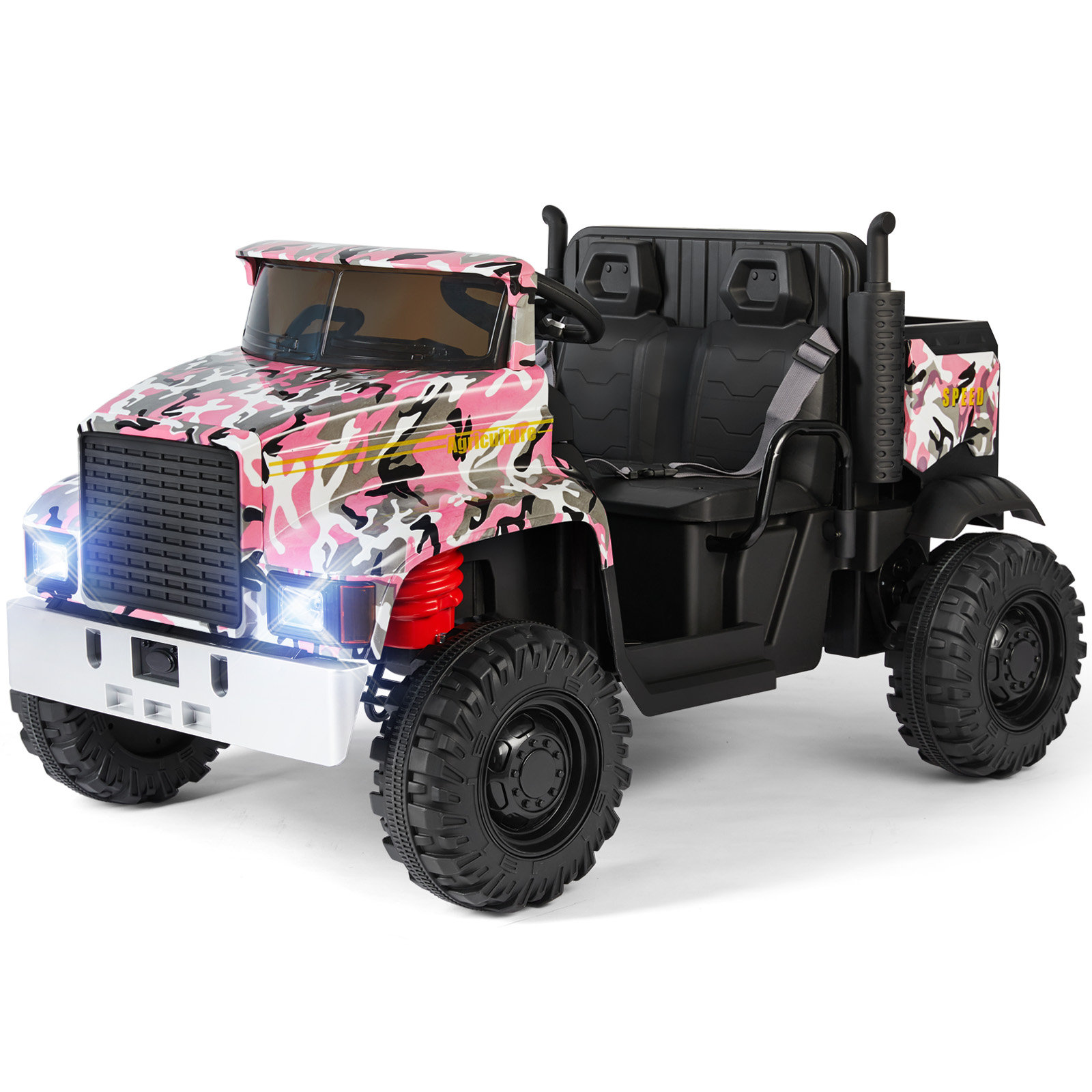 JOYLDIAS 24 Volt 2 Seater Tractors / Construction Battery Powered Ride On  with Remote Control