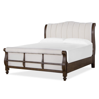 Lit tapissier et bois Arlien Collection