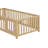 Full Size Wood Daybed With Fence Guardrails And 2 Drawers, Split Into Independent Floor Bed And Daybed-1617467090