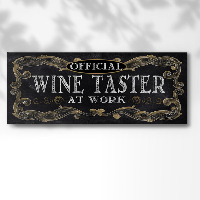" Wine Taster ", 24" H x 60" W x 1.5" D