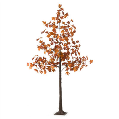 Pre-Lit Maple Tree with Base Included