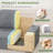 Modern Loveseat Sofa for Living Room, 87-Inch Chenille Sofa, Spring Cushions, Solid Wood Frame, Easy Assembly for Small Spaces-Light Gray-1390558484