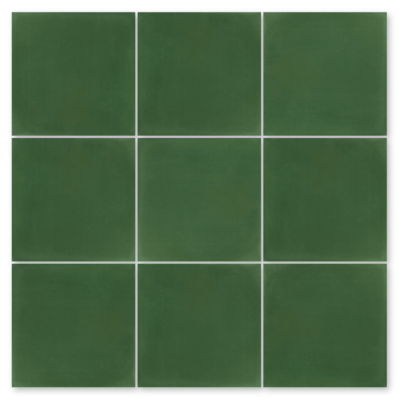 Solid 8" x 8" Cement Wall & Floor Tile, Rainforest