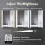 Bathroom Mirror,Illuminated LED Bathroom Mirror, LED Mirrors Light With Touch Control Switch,3cm-1319507810