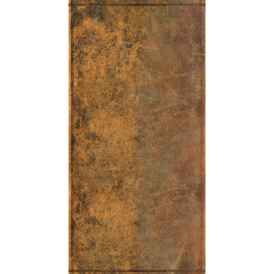 Tapis de cuisine en cuir brun