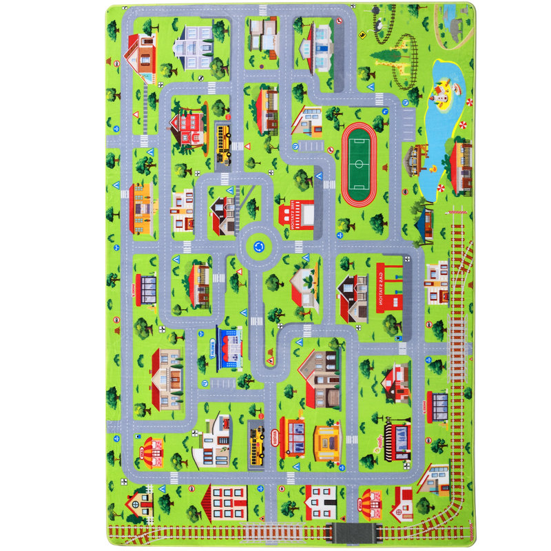 Tapis de jeu très large antidérapant pour enfants et enfants, Rectangle 20'4" x 25'5"