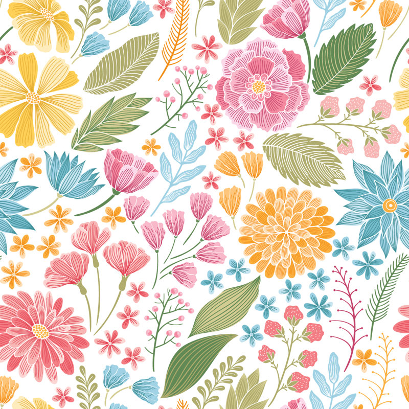 Peel & Stick Wall Mural, 10.42' W x 10.42' L