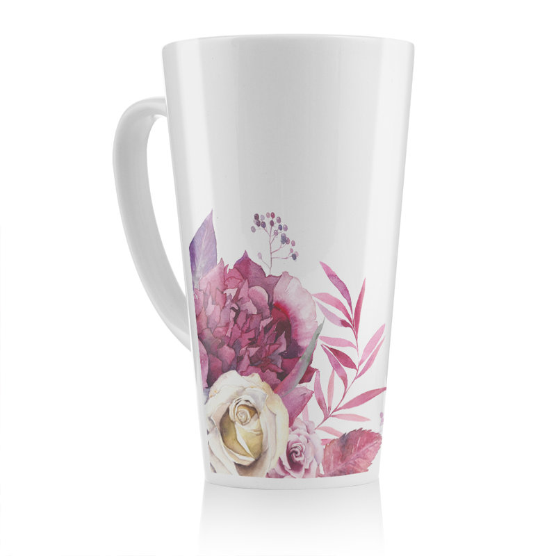 Floral Latte Mug