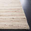 Tapis en laine tissé à la main en beige / ivoire-78161083