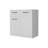 Loonam 2-Door 1-Drawer Dresser White