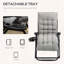 Ensemble de 2 chaises longues pliantes en filet