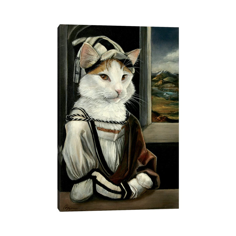 Gizmo by Melinda Copper - Wrapped Canvas Painting, 66.04 cm H x 45.72 cm W x 3.175 cm D