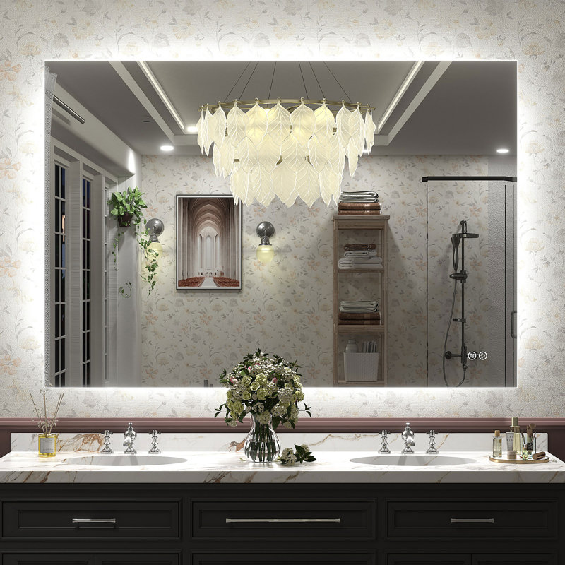 Miroir de salle de bain , 51 po x 36 po