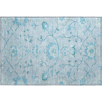 Premium Machine Washable Mayfield AMF2291 Global Rug