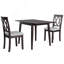 Ensemble de table de salle à manger 3 pièces exquis pour des espaces de salle à manger harmonieux, idéal pour les petites occasions formelles-421171920