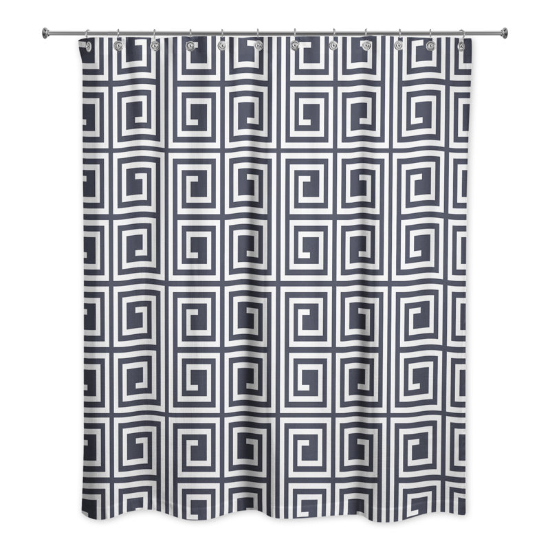 Rideau de douche Ruchy, Bleu marine