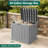 Decksplore 30 Gallons Water Resistant Resin Lockable Deck Box-123062142