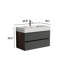 Armoire de salle de bain Grace Walnut-617535430