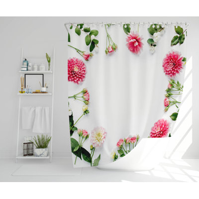Izayah Polyester Shower Curtain
