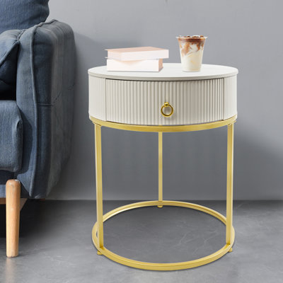 Drawer End Table with Storage