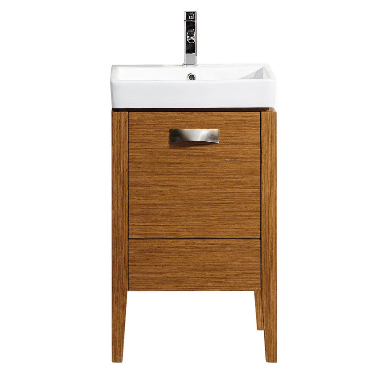 Ensemble de meuble-lavabo simple 20 "Hendrix, Blé