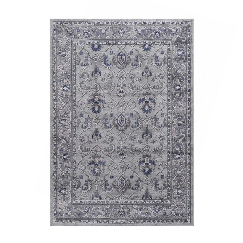 Collection Grey/Oriental Non-Shedding Living Room Bedroom Dining Home Office Stylish And Stain Resistant Area Rug