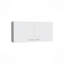 Armoire murale, deux tablettes, porte double