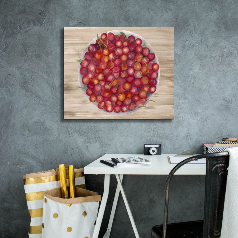  «Bowls Of Fruit 4» par Alicia Ludwig, art mural sur toile, 24 po x 20 po, H 20 po x l 24 po