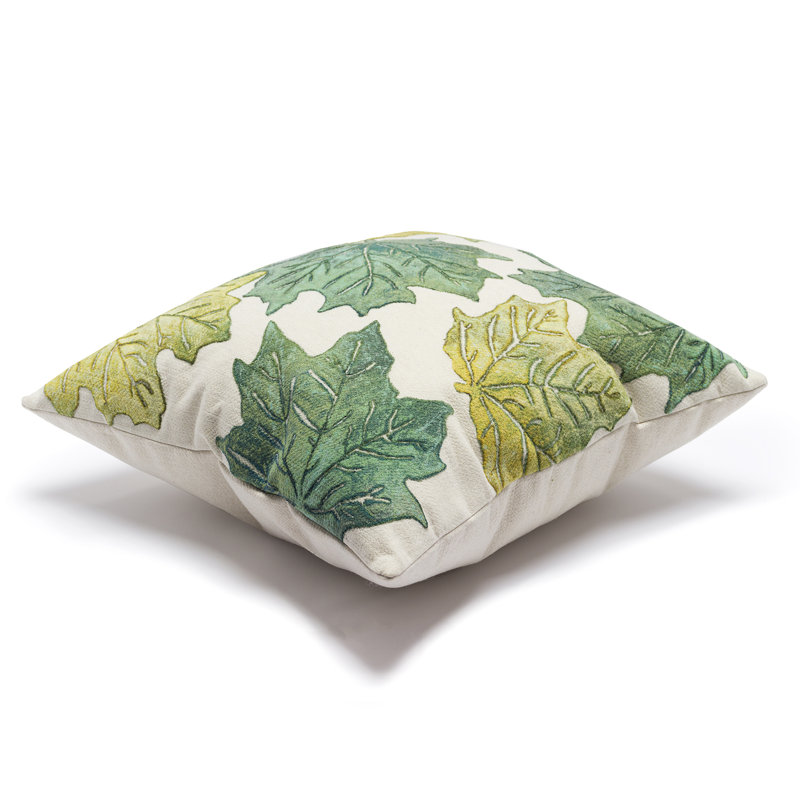 Coussin décoratif intérieur / extérieur Visions IV, Nuage / vert / jaune