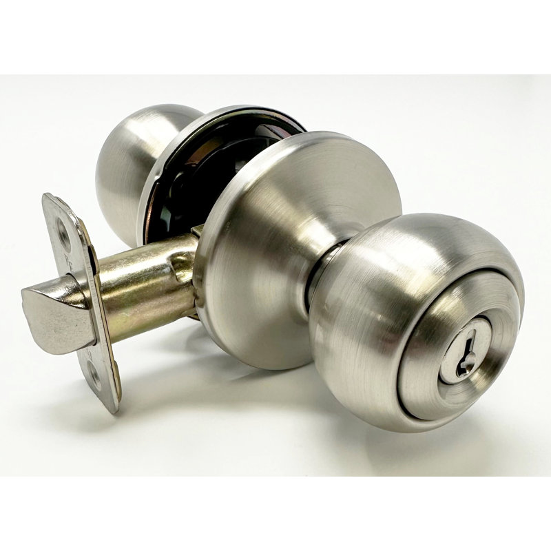 Bouton de porte Hudson, Nickel satiné