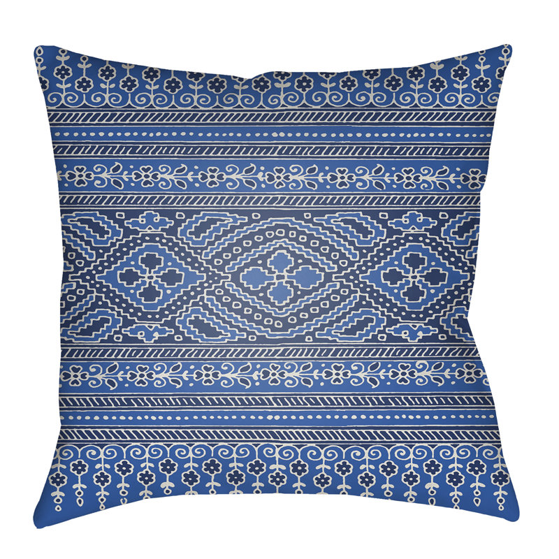 Indoor/Outdoor Throw Pillow, 18" H x 18" W x 4" D