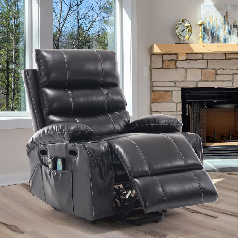 Fauteuil inclinable électrique Vayun, Noir
