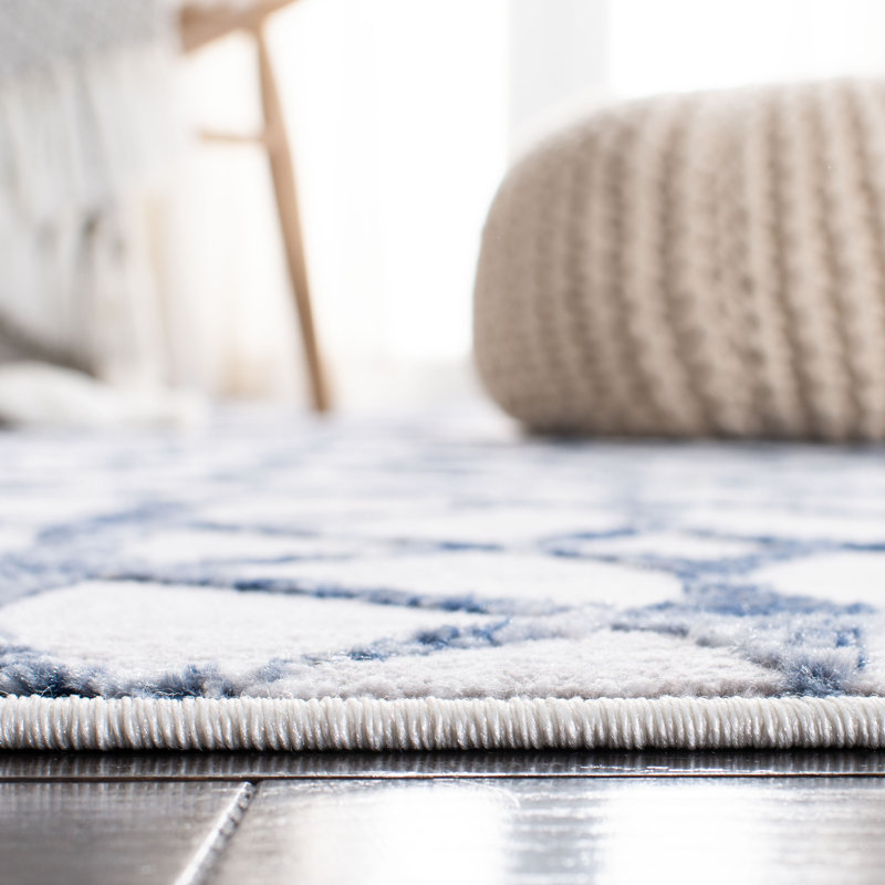 Percentie 700 Performance Geometric Rug, Round 6'7"