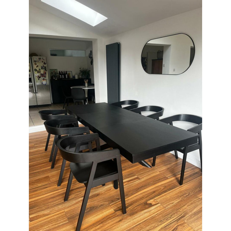 Culebra Dining Chair, Black Oak