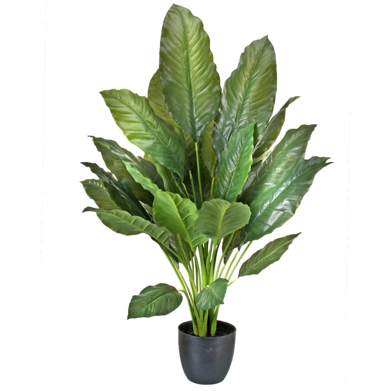 34" Artificial Foliage Plant in Plastic Pot