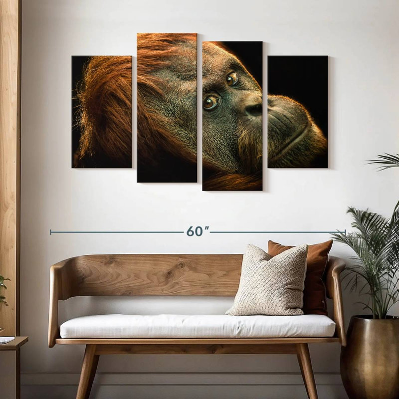 Brampt Dramatic Orangutan, 32"H x 52"W