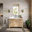 Ensemble de meuble-lavabo simple avec miroir Javier-1168159672