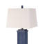 Tabetha - Lampe de table 32 "avec USB - ensemble de 2 - finition bleue-101990754