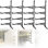 Étagère pour contenant d'expédition, 4 paquets de supports réglables robustes et 4 tablettes à niveaux, accessoires de supports de rangement universels avec charge de 1 100 lb pour les camions, les remorques et les entrepôts