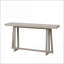 Table basse à grain de bois gris pour entrée / canapé, oxyde de magnésium robuste, facile à assembler et amp; Propre