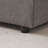 100.2" L-shaped linen sofa with ottoman-223523160