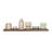 Set of 7 5.5 " Glass Votive