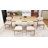 Solid Wood Dining Chairs Set, Modern Farmhouse Fabric Upholstered Dining Room Chair Kitchen Chairs Wood Leg Accent Chairs for Dining Room, Living Room, Bedroom (Only Chairs)-399037888-399037893