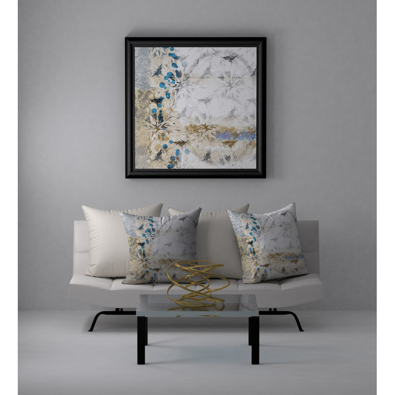 Housse de coussin carrée supersonique serene/insert, 18 po x 18 po