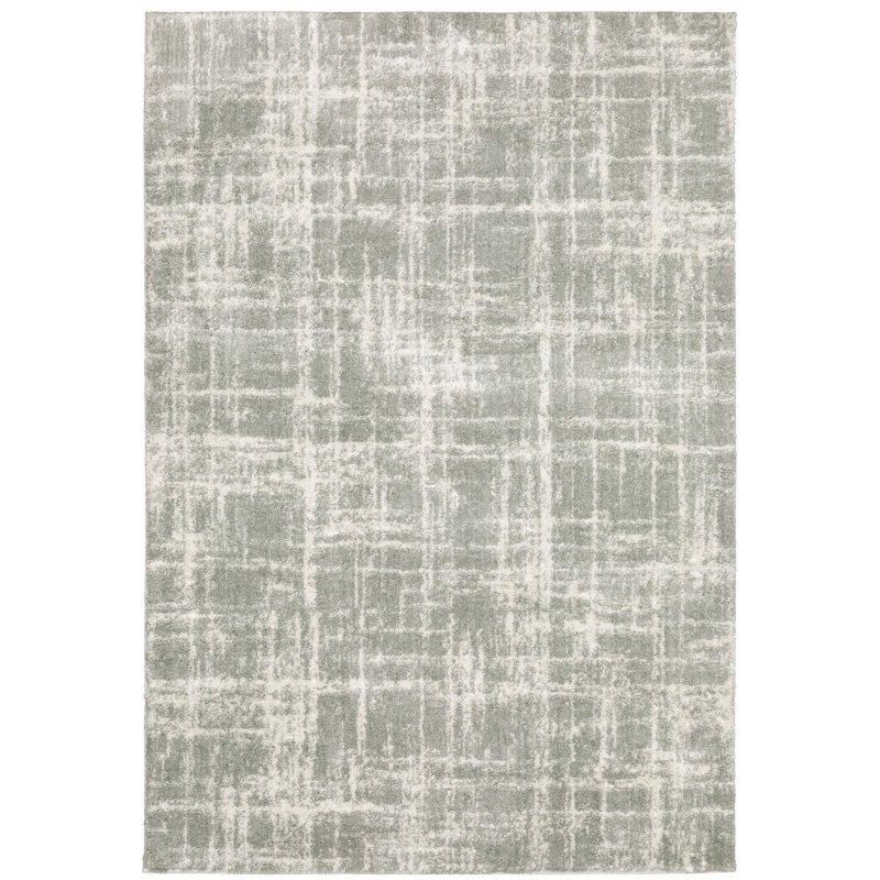 Abstract Indoor Rug, Rectangle 3'10" x 5'5"