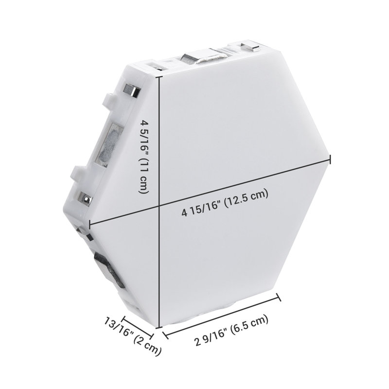 Enseigne DEL 5,1 po Adir, Blanc