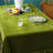 Velvet Tablecloth Luxurious Solid Rectangle Table Cloth,Oblong Retro Farmhouse Ruffle Tablecloths Washable Table Cover For Party Wedding Baby Shower Kitchen Dinning Tabletop Decoration